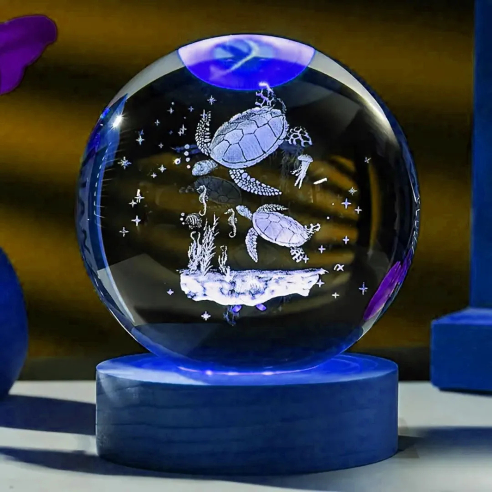 veilleuse bébé tortue sphère 