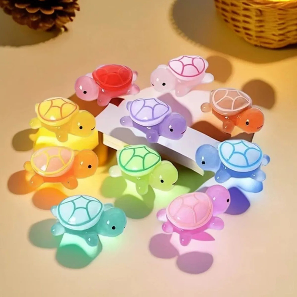 veilleuse bébé tortue multi couleurs